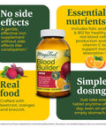 MegaFood Blood Builder - Iron Supplement Clinically Shown To Increase Iron Levels Without - Iron Supplement For Women With Vitamin C Vitamin B12 And Folic Acid - Vegan - 180 Tabs