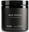 Ultra High Strength Milk Thistle Capsules - 25,000mg 50x Concentrated Extract - 80% Silymarin - Highly Purified and Highly Bioavailable Liver Support Supplement
