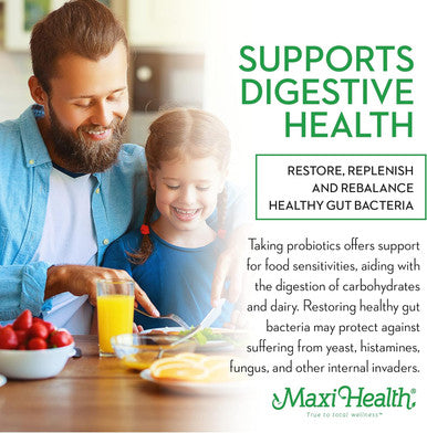 Maxi Health Active Pro-10 - Chewable Probiotic - Healthy Digestive Flora - 60 Chewies - Kosher