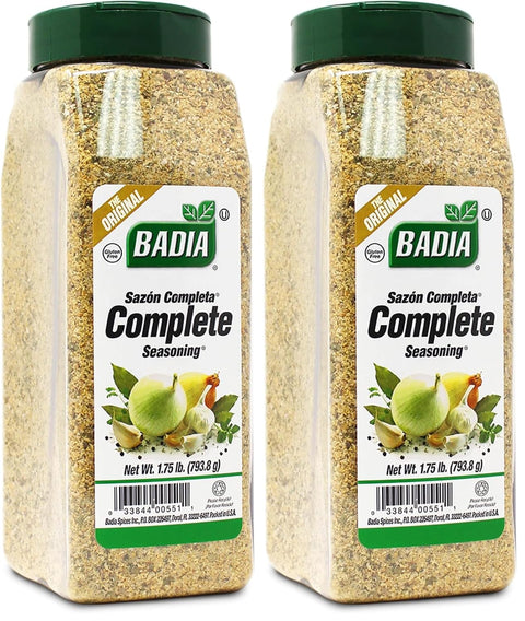 Badia Complete Seasoning, 6 lbs ÃƒÂ¢Ã¢â€šÂ¬Ã¢â‚¬Å“ All-Purpose Savory Spice Blend | Sazon Completa Balanced blend of garlic, onion, herbs, & spices for meats, vegetables, soups, rice, beans & everyday cooking
