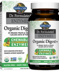Garden of Life Dr Formulated Digestive Enzymes With Papain Bromelain & 21St Century Papaya Enzyme Chewable Tablets Tropical 100 Count