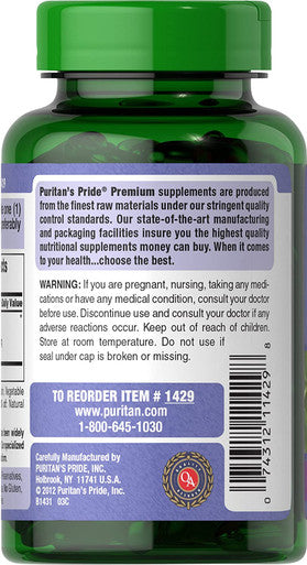 Bilberry Extract by Puritan's Pride Contains Antioxidant Properties* 1000mg Equivalent 180 Rapid Release Softgels