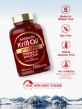 Antarctic Krill Oil 2000 Mg 120 Softgels | Omega-3 Epa, Dha, With Astaxanthin Supplement Sourced From Red Krill | Maximum Strengt