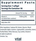 Vital Nutrients MSM 1000mg | Promotes Healthy Joint Mobility Function and Comfort | Natural Form of Organic Sulfur | Gluten Dairy Soy | Non-GMO | 240 Capsules