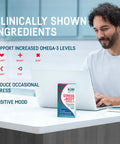 Kori Stress & Body Adaptogen Supplement - Krill Oil & Ashwagandha/Omega-3 Fatty Acids for Heart, Brain, Eye, & Joint Health/Occasional Stress, Mood, & Sleep Support / 80 softgels
