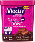Viactiv Calcium +Vitamin D3 Supplement Soft Chews Milk Chocolate 60 Chews - Calcium Dietary Supplement For Bone Health