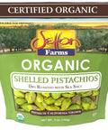 Organic Pistachios Shelled Roasted Salted, 5 Oz. Bag, Kosher