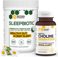 Natural Stacks Supplements Bundle - SleepBiotic Prebiotic Fiber (292g) + Acetylcholine Supplement (60caps) - for Faster Thinking, Memory Support, Gut Health and Deeper Sleep