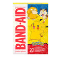 Band-Aid Brand Adhesive Bandages For Minor Cuts & Scrapes, Wound Care Featuring Pok mon Characters For Kids, Assorted Sizes 20 Ct