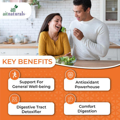 Aitnaturals Chlorophyll - 100 mg (90 Capsules)| Formulated with Alfalfa Powder for Comfort Digestion Nutritional Balance Inner Deodorant Detoxify Digestive Track Antioxidant Clear & Radiant Skin