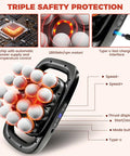 Failenfeivp 16 Head Massage Deep Tissue Massager Gun 2600Mah Massage Gun Deep Tissue With Type-C Fast Charging 3 Massage Modes & 30 Intensities Suitable For Muscle Soreness In The Waist ShouldersNeck After Work