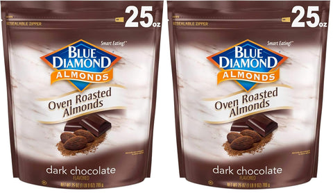 Blue Diamond Almonds, Smokehouse Flavored Snack Nuts, Plant-Based Protein and Fiber Snacks, Gluten Free Iconic Flavor Salty Nuts, Great for Events, Holidays, Parties, 25 Oz Resealable Bag (Pack of 1)