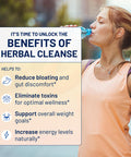 Nootrix Herbal Cleanse + Detox | 15-Day Gut & Colon Cleanse With Milk Thistle | Supports Digestive Health & Bloating Relief | Weight Loss Product With Ginger Root, Apple Cider Vinegar | 60 Vegan Capsules