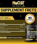 3In1 Nad+ Supplement With Nicotinamide Riboside, Resveratrol, Quercetin - Cellular Energy & Repair, Healthy Aging, Overall Vitality - 90 Count - 90 Days Supply