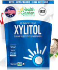 Health Garden Birch Xylitol Sweetener, 40 oz Bag ÃƒÂ¢Ã¢â€šÂ¬Ã¢â‚¬Å“ 100% Birch-Derived Xylitol Sugar Substitute for Baking & Coffee, 1:1 Sugar Replacement, Supports Teeth, Keto, Vegan, Non-GMO