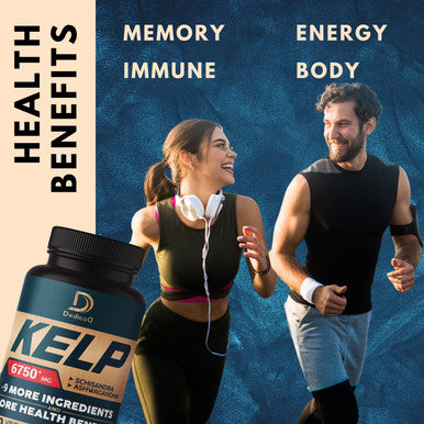 10In1 Kelp Supplement 3 Months 6750Mg Equivalent Extract For Skin, Heart & Immune System Support - Blended Schisandra, Ashwagandh