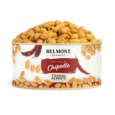 Belmont Peanuts Gourmet Sea-Salted Virginia Peanuts, 20 oz (1 Pack) ÃƒÂ¢Ã¢â€šÂ¬Ã¢â‚¬Å“ Only 3 Simple Ingredients, No Preservatives, 7g Protein ÃƒÂ¢Ã¢â€šÂ¬Ã¢â‚¬Å“ A Premium, Salty, Crunchy, Hand Seasoned Snack