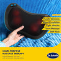 Dr. Scholl'S Multi-Purpose Massage Pillow With Heat Therapy, Versatile Massage Tool For Assisted Pain Relief And Deep Relaxation, Overheat Protection, Auto Shut-Off, Velcro Strap For Easy Fit
