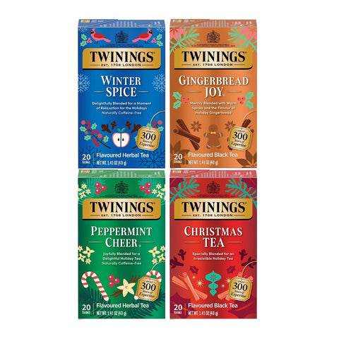 Twinings Lemon & Ginger, Caffeine-Free Herbal Tea Bags, 100 CT Box (1 Pack) | Spicy & Tangy, Ginger, Lemon Peel, Lemongrass, Blackberry Leaves, Soothe Digestion, 100 Foil Lined Individually Wrapped Bags