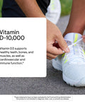 Thorne - Vitamin D-10000 - Vitamin D3 Supplement - Supports Healthy Bones Teeth & Muscles Plus Cardiovascular & Immune Function - Third-Party Certified - Gluten Dairy & Soy-Free 60 Capsules