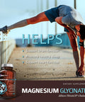 Magnesium Glycinate - 100% Pure Albion Traacs Bisglycinate Chelate Supplement - 200 Mg - 120 Vegetarian Capsules