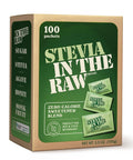 Stevia In The Raw Stevia Sweetener Packets 50 Ct Zero Calorie Stevia Sugar Substitute Packets No Erythritol or Artificial Flavors Vegan Gluten Kosher Low Glycemic Index