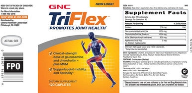 GNC TriFlex Supplement, 120 Tablets, Joint Support