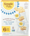 Simple Mills Almond Flour Crackers Family Size Fine Ground Sea Salt Gluten Vegan Healthy Snacks 7 Ounce (Pack of 1)