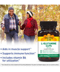 Country Life L-Glutamine Caps 500 Mg With Vitamin B6 100 Vegan Capsules 100 Vegan Capsules Certified Gluten Free Certified Vegan
