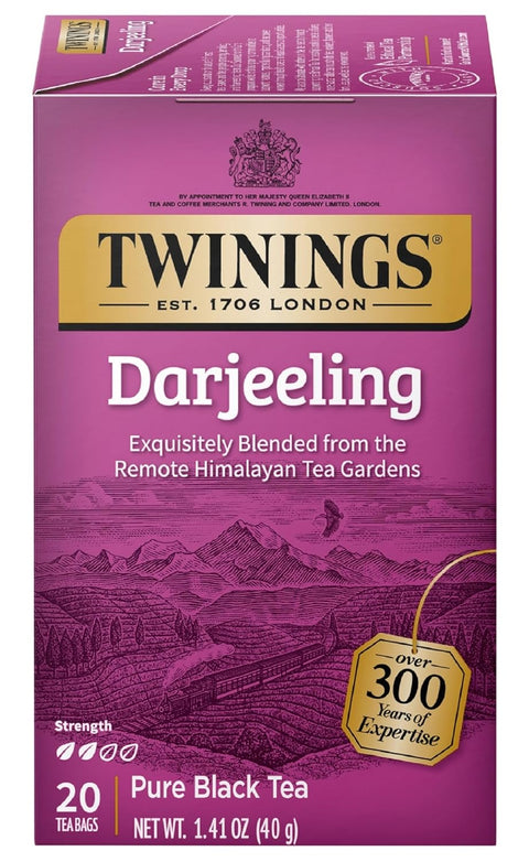 Twinings Lemon & Ginger, Caffeine-Free Herbal Tea Bags, 100 CT Box (1 Pack) | Spicy & Tangy, Ginger, Lemon Peel, Lemongrass, Blackberry Leaves, Soothe Digestion, 100 Foil Lined Individually Wrapped Bags