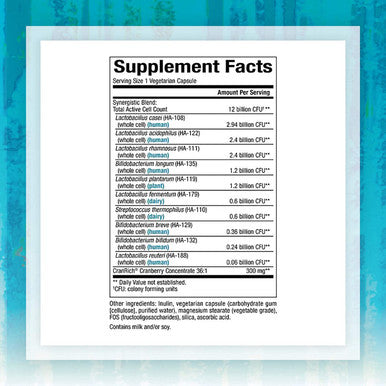 Natural Factors Ultimate Probiotic Womens Support Digestive Immune and Vaginal Health 12 Billion CFU 60 Capsules