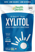 Health Garden Birch Xylitol Sweetener, 40 oz Bag ÃƒÂ¢Ã¢â€šÂ¬Ã¢â‚¬Å“ 100% Birch-Derived Xylitol Sugar Substitute for Baking & Coffee, 1:1 Sugar Replacement, Supports Teeth, Keto, Vegan, Non-GMO