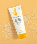 Derma E Vitamin C Gentle Daily Cleansing Paste Vitamin C Face Mask or Cleanser with Turmeric - Facial Mask Brightens & Clarifies, 4.0 Oz