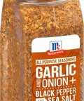 McCormick Garlic and Onion, Black Pepper and Sea Salt All Purpose Seasoning, 14.7 oz