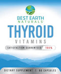 Best Earth Naturals Thyroid Support Supplement For Women And Men - 60 Capsules