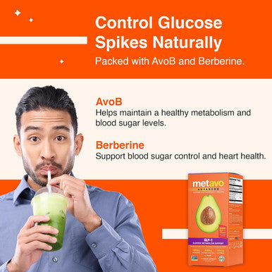 Advanced Glp-1 Metabolism Support Boost Metabolism, Manage Glucose Spikes, & Enhance Energy 90 Easy To Swallow Capsules