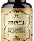 Herbalicious Sarsaparilla Capsules - Hemidesmus indicus Herbal Supplement - Non-GMO Support for Immunity Skin Kidney Function Liver Wellness - No Gluten Preservatives Fillers - Made in USA