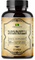 Herbalicious Sarsaparilla Capsules - Hemidesmus indicus Herbal Supplement - Non-GMO Support for Immunity Skin Kidney Function Liver Wellness - No Gluten Preservatives Fillers - Made in USA