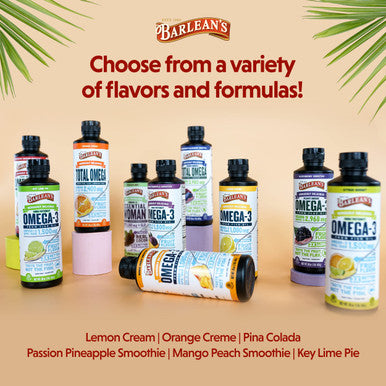 Barlean's Seriously Delicious Omega-3 High Potency Fish Oil Key Lime Pie 16-Oz