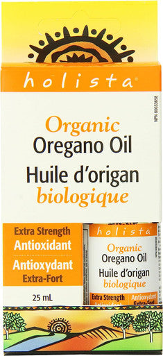 Holista Oregano Oil, Organic, Extra Strength, Liquid, 25 mL