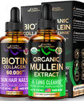 NUTRAHARMONY Liquid Biotin, Collagen Drops & Mullein Drops