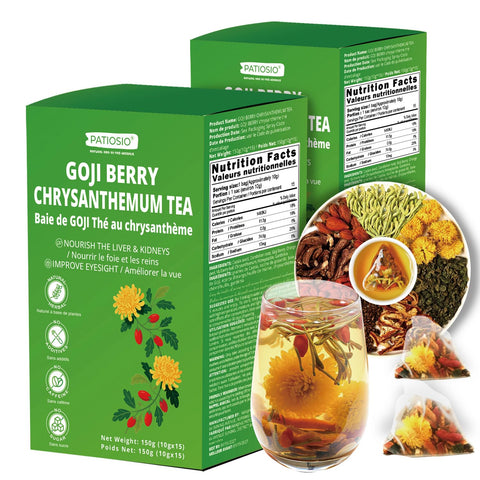 Chicory And Gardenia Tea Bags, Kidney and Liver Tea, Chicory Root Chinese Herbal Tea With Gardenia, Licorice, Mulberry Leaf & More, 8 Natutal Ingredients, Kidney Cleanse Detox Tea for Men & Women (2 Pack(50 pcs))