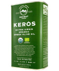 Ancient Foods Keros Organic Extra Virgin Olive Oil Cold Pressed ÃƒÂ¢Ã¢â€šÂ¬Ã¢â‚¬Å“ Greek EVOO, High Polyphenol Olive Oil from 1000 Year Old Trees from Greece ÃƒÂ¢Ã¢â€šÂ¬Ã¢â‚¬Å“ Ideal for Cooking, Salads & Gourmet Dishes ÃƒÂ¢Ã¢â€šÂ¬Ã¢â‚¬Å“ 101oz (3L)