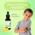 Organika Kids Liquid Plant Based Dha - Lemon Burst Flavour- 30Ml