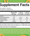 Maryruth Organics Nutritional Supplement 2 Month Supply Sugar Prebiotic for Kids Ages 2+ Gut Health and Digestion Support 3g Soluble Fiber Per Gummy 60 Count