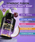 NUTRAHARMONY Lymphatic Drops & Biotin, Collagen Capsules