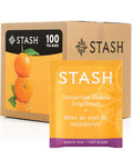 Stash Tea Ginger Peach Green Tea & Matcha Blend, Box of 100 Tea Bags (Packaging May Vary) | Zesty, fruity blend with peach, ginger and matcha notes, Non-GMO Project Verified and foil-sealed freshness
