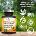 Nature'S Nutrition Turmeric Curcumin Supplement with BioPerine 95% Curcuminoids 2600mg with Black Pepper for Best Absorption Bottled in USA Best Natural Vegan Joint Support Nature's Non-GMO Tumeric - 240 Capsules