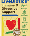 ChildLife Essentials LiveBiotics Immune & Digestive Support - Kids Probiotic, Contains Live Probiotics, Good for Digestion & Immune Support, Allergen-, Non-GMO - Natural Berry Flavor, 30 Tablets