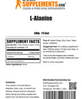 BulkSupplements L-Alanine Powder - Amino s Powder - Unflavored Pre Workout - Vegan Amino Powder - Amino Nutritional Supplements (500 Grams - 1.1 lbs)